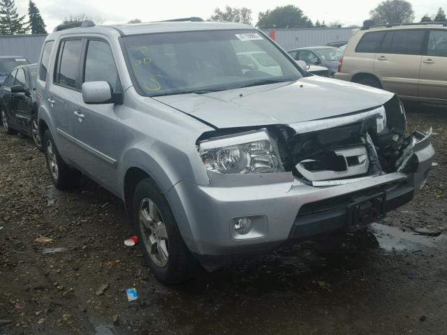 5FNYF4H51BB026846 - 2011 HONDA PILOT EXL SILVER photo 1