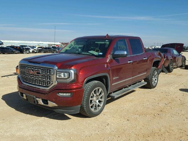 3GTU2PEC4GG272046 - 2016 GMC SIERRA K15 BURGUNDY photo 2