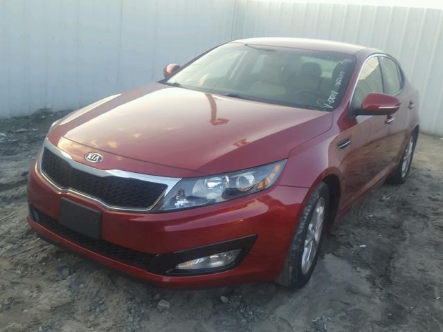 5XXGN4A76CG050018 - 2012 KIA OPTIMA EX RED photo 2