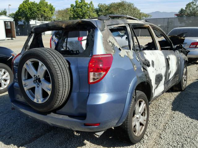 JTMZD32V686064719 - 2008 TOYOTA RAV4 SPORT BLUE photo 4