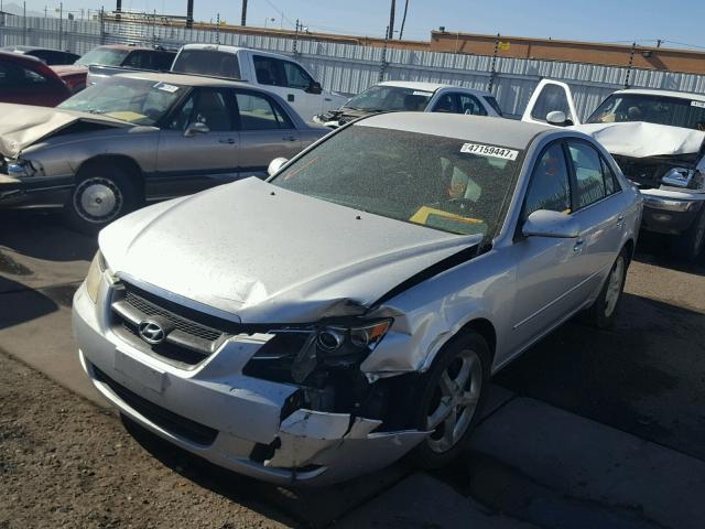 5NPEU46F46H091315 - 2006 HYUNDAI SONATA GLS SILVER photo 2