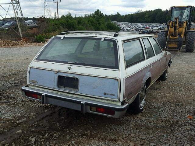 1G4AE35S6BZ117559 - 1981 BUICK CENTURY WHITE photo 4