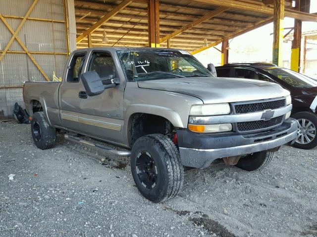 1GCHC29U01E222151 - 2001 CHEVROLET SILVERADO SILVER photo 1