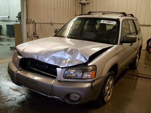 JF1SG65663H756514 - 2003 SUBARU FORESTER 2 SILVER photo 2