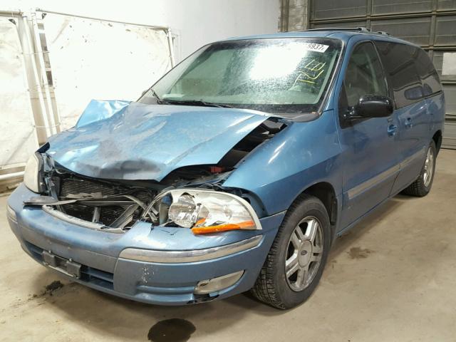 2FMZA524X2BA81801 - 2002 FORD WINDSTAR S BLUE photo 2