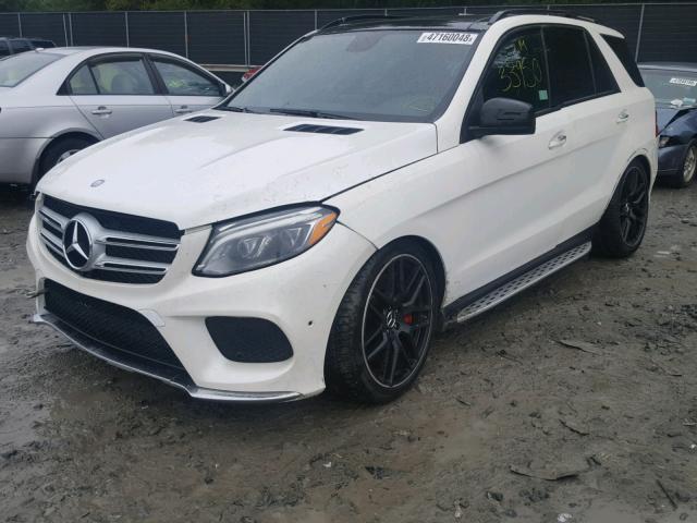 4JGDA7FB1GA663786 - 2016 MERCEDES-BENZ GLE 63 AMG WHITE photo 2