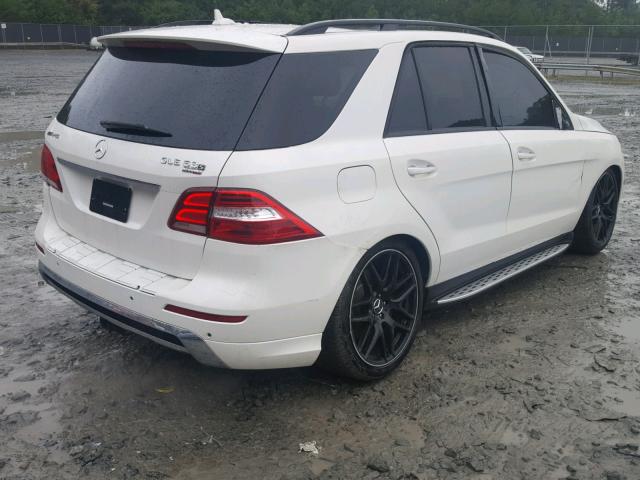 4JGDA7FB1GA663786 - 2016 MERCEDES-BENZ GLE 63 AMG WHITE photo 4