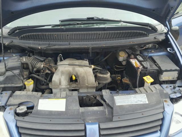 1D4GP25B87B168017 - 2007 DODGE CARAVAN SE BLUE photo 7