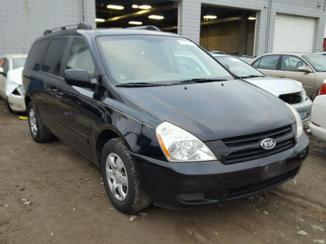 KNDMB233866038871 - 2006 KIA SEDONA EX BLACK photo 1