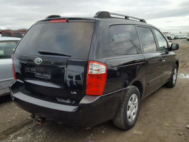 KNDMB233866038871 - 2006 KIA SEDONA EX BLACK photo 4