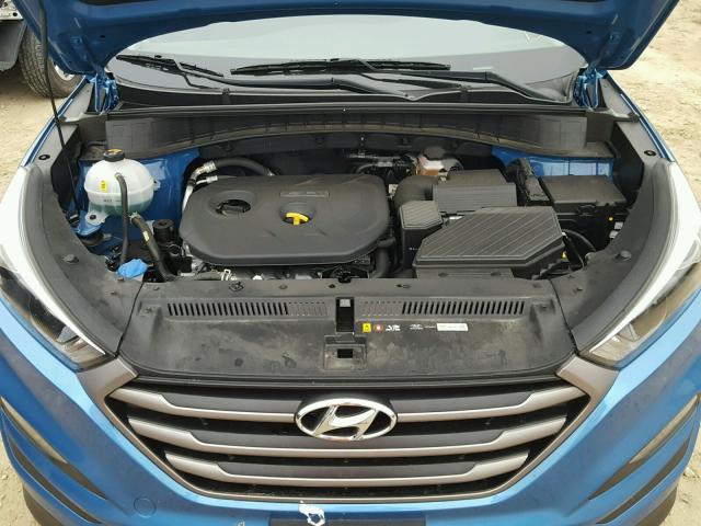 KM8J3CA45GU239864 - 2016 HYUNDAI TUCSON LIM BLUE photo 7