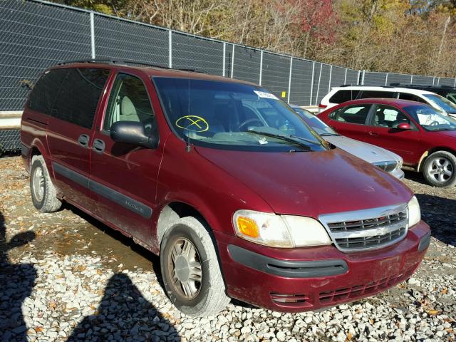 1GNDX03E02D220293 - 2002 CHEVROLET VENTURE RED photo 1