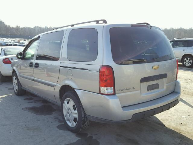 1GNDV23137D115513 - 2007 CHEVROLET UPLANDER L SILVER photo 3