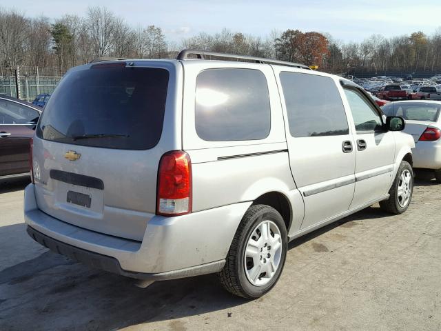 1GNDV23137D115513 - 2007 CHEVROLET UPLANDER L 银色 照片 4