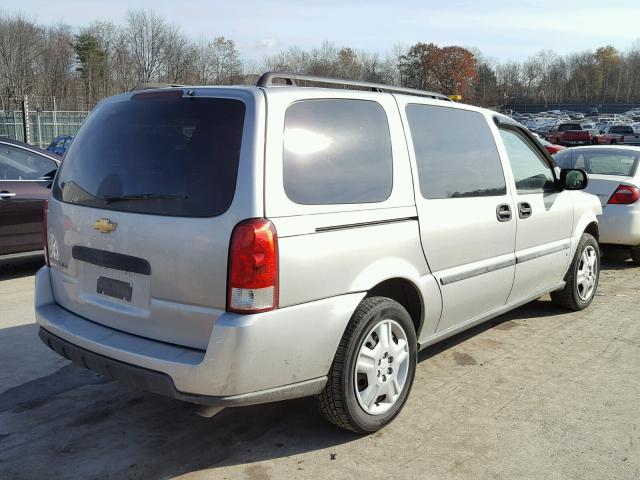 1GNDV23137D115513 - 2007 CHEVROLET UPLANDER L SILVER photo 4