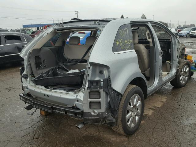 2LMDU68C77BJ28817 - 2007 LINCOLN MKX BLUE photo 4