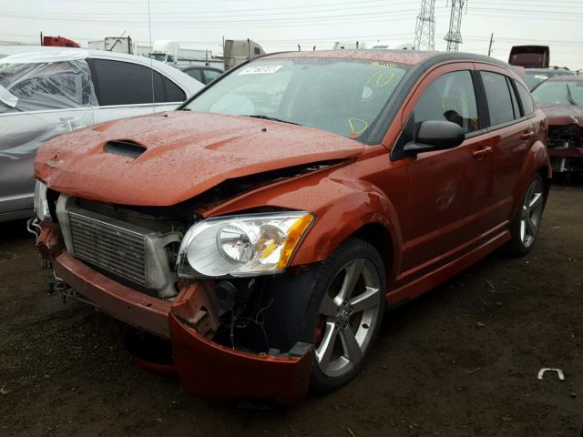 1B3HB68F78D676329 - 2008 DODGE CALIBER SR ORANGE photo 2