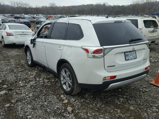 JA4AZ3A34FZ010596 - 2015 MITSUBISHI OUTLANDER WHITE photo 3