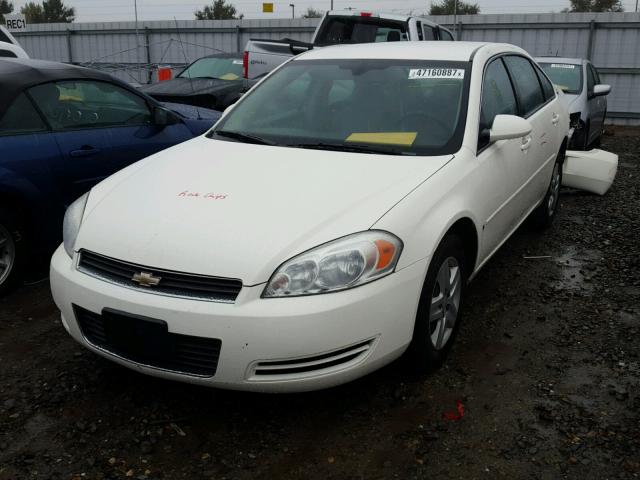 2G1WB58K079402939 - 2007 CHEVROLET IMPALA LS WHITE photo 2