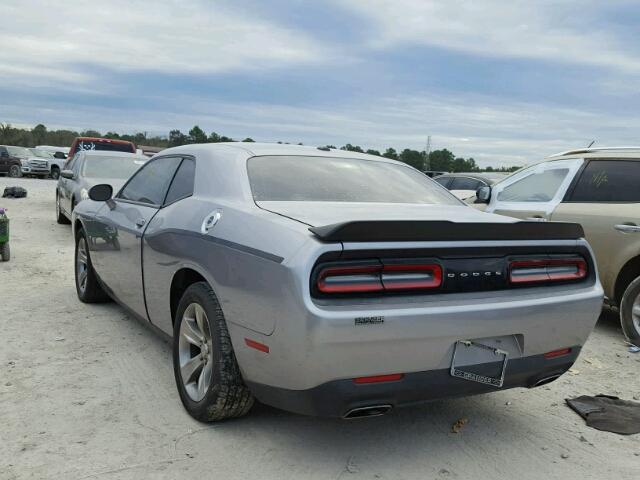 2C3CDZAG6GH119196 - 2016 DODGE CHALLENGER SILVER photo 3