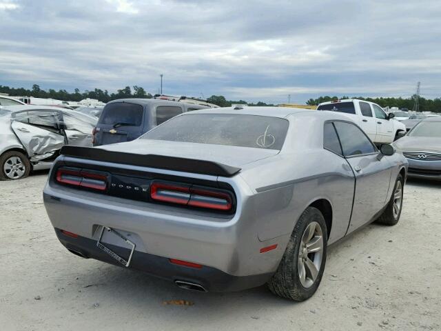 2C3CDZAG6GH119196 - 2016 DODGE CHALLENGER SILVER photo 4