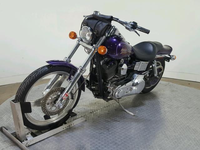 1HD1GEV351Y317452 - 2001 HARLEY-DAVIDSON FXDWG PURPLE photo 4