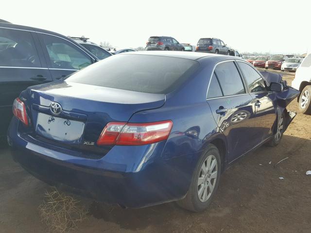 4T1BE46K79U268913 - 2009 TOYOTA CAMRY BASE BLUE photo 4