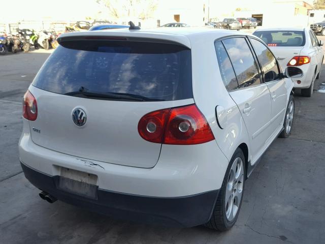 WVWHV71K38W224837 - 2008 VOLKSWAGEN GTI WHITE photo 4