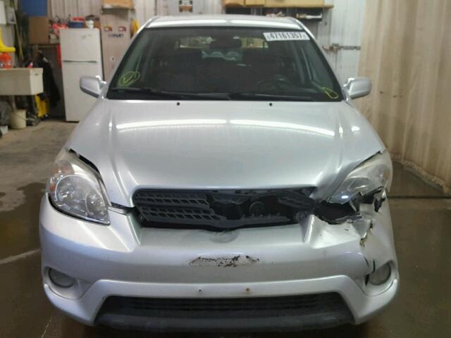 2T1KR32E86C575499 - 2006 TOYOTA COROLLA MA SILVER photo 9