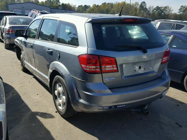 3D4PG4FB3AT118366 - 2010 DODGE JOURNEY SE GRAY photo 3