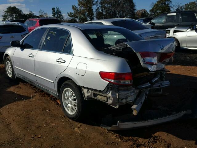 1HGCM55324A146208 - 2004 HONDA ACCORD LX SILVER photo 3