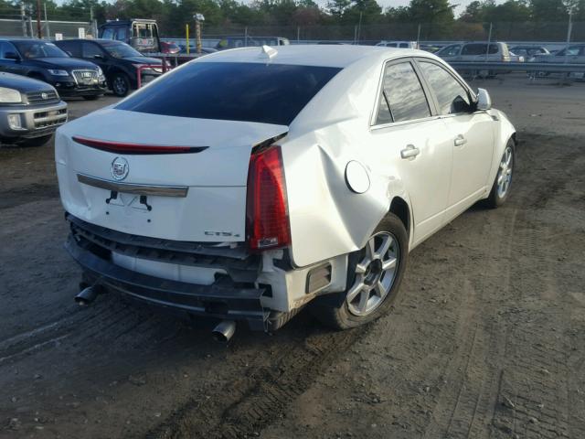 1G6DG577690101170 - 2009 CADILLAC CTS WHITE photo 4