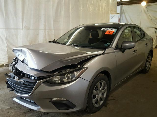 JM1BM1U73E1122282 - 2014 MAZDA 3 SPORT SILVER photo 2