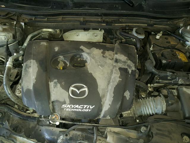 JM1BM1U73E1122282 - 2014 MAZDA 3 SPORT SILVER photo 7