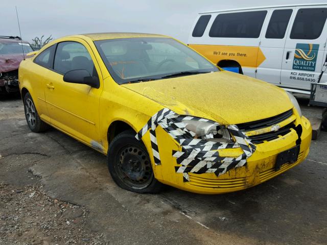 1G1AK12F657542992 - 2005 CHEVROLET COBALT YELLOW photo 1