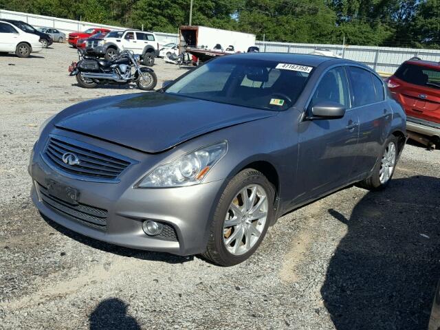 JN1CV6AR8BM408260 - 2011 INFINITI G37 GRAY photo 2