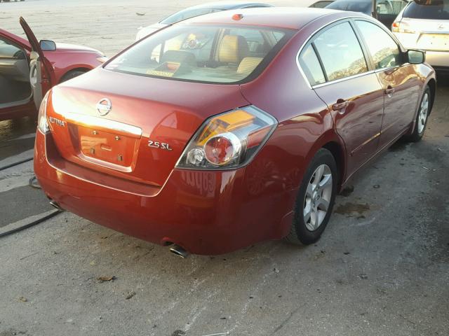 1N4AL21E58C243997 - 2008 NISSAN ALTIMA 2.5 MAROON photo 4