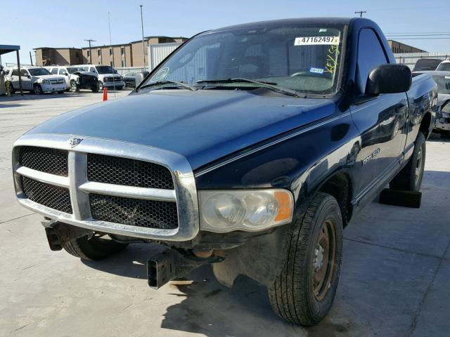 1D7HA16KX5J645180 - 2005 DODGE RAM 1500 S BLACK photo 2