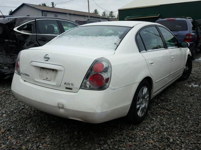 1N4AL11D06C193976 - 2006 NISSAN ALTIMA S WHITE photo 4