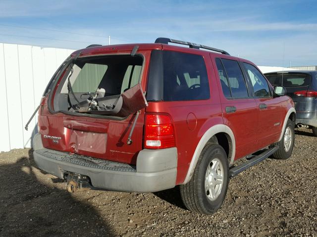 1FMZU72E12ZA78455 - 2002 FORD EXPLORER X RED photo 4