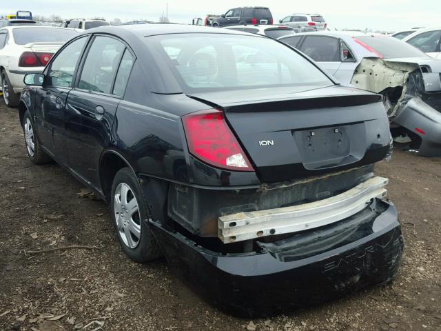 1G8AJ54F65Z144646 - 2005 SATURN ION LEVEL BLACK photo 3