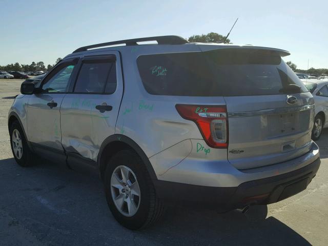 1FMHK7B85CGA30546 - 2012 FORD EXPLORER SILVER photo 3