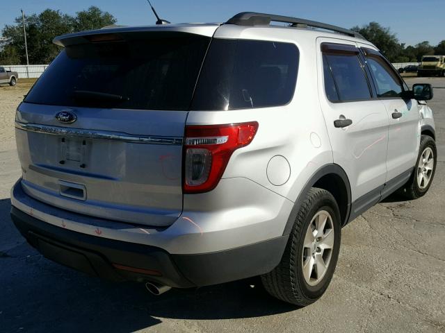 1FMHK7B85CGA30546 - 2012 FORD EXPLORER SILVER photo 4