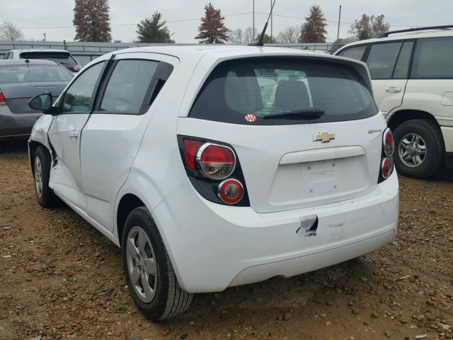 1G1JA6SH7E4229761 - 2014 CHEVROLET SONIC LS WHITE photo 3