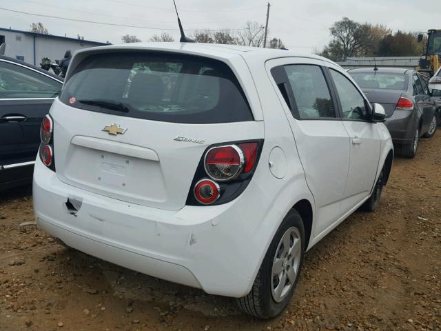 1G1JA6SH7E4229761 - 2014 CHEVROLET SONIC LS WHITE photo 4