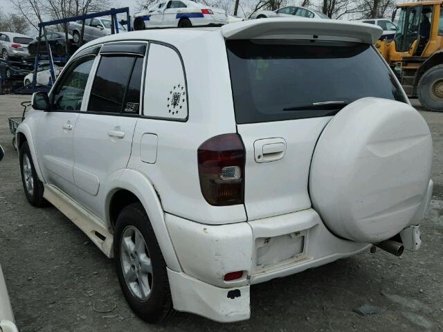 JTEHH20V120157649 - 2002 TOYOTA RAV4 WHITE photo 3