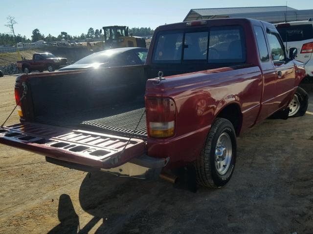 1FTCR14A8TPA90733 - 1996 FORD RANGER SUP RED photo 4