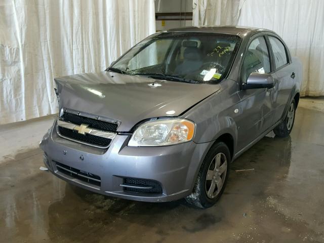KL1TD566X8B248550 - 2008 CHEVROLET AVEO BASE Srebrny zdjęcie 2