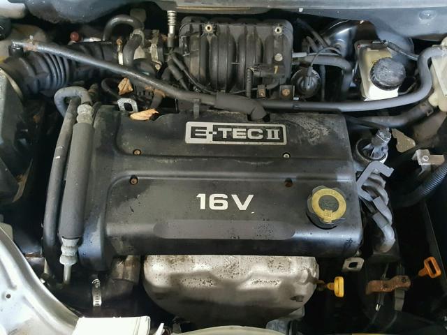 KL1TD566X8B248550 - 2008 CHEVROLET AVEO BASE Srebrny zdjęcie 7