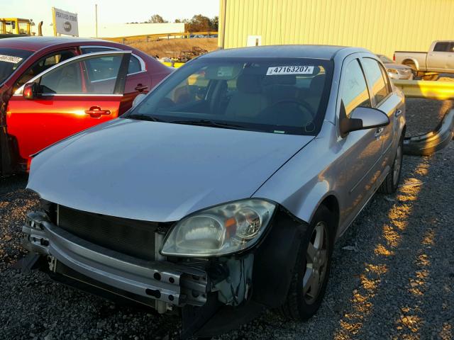 1G1AF5F59A7140035 - 2010 CHEVROLET COBALT 2LT SILVER photo 2